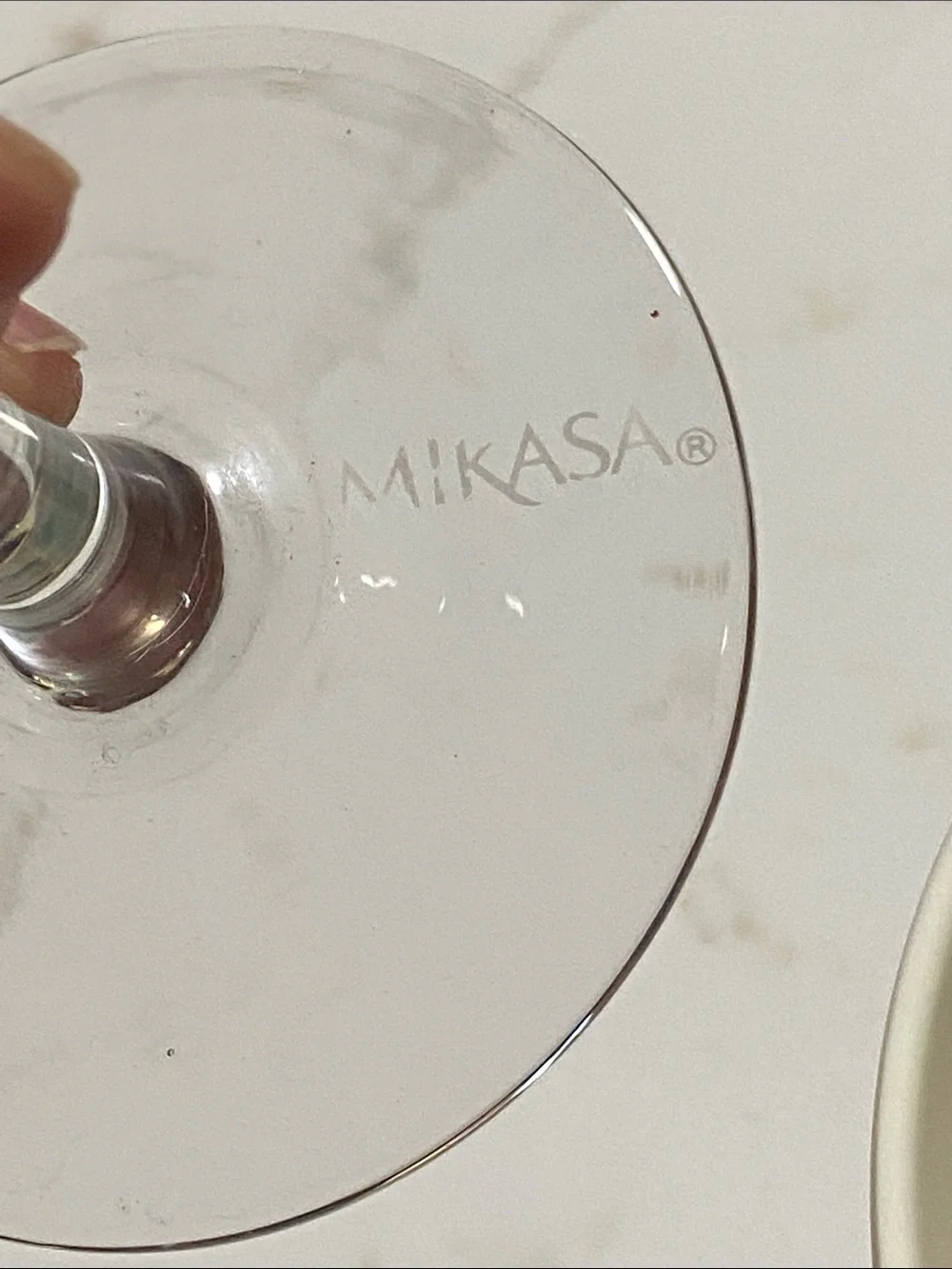 MIKASA 4PC. RUBY Tall HOLIDAY Pedestal Wine Glass